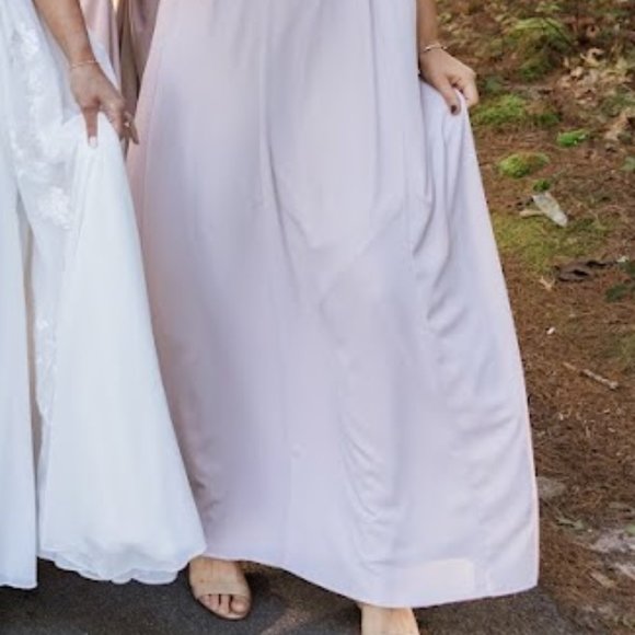 June Maxi Dress in Show Me The Ring Crisp - hemmed for 5'4" in 3" heels - Picture 4 of 8